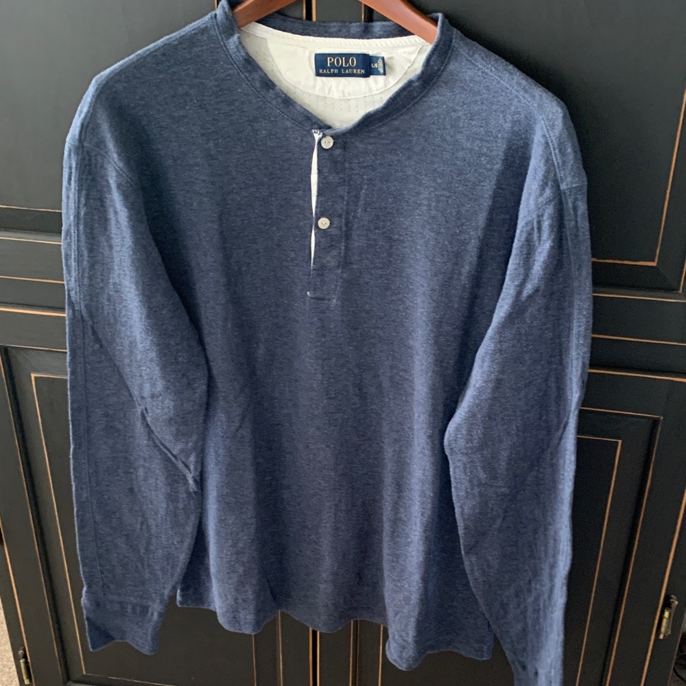 Polo Ralph Lauren Men's Blue Long Sleeve Shirt